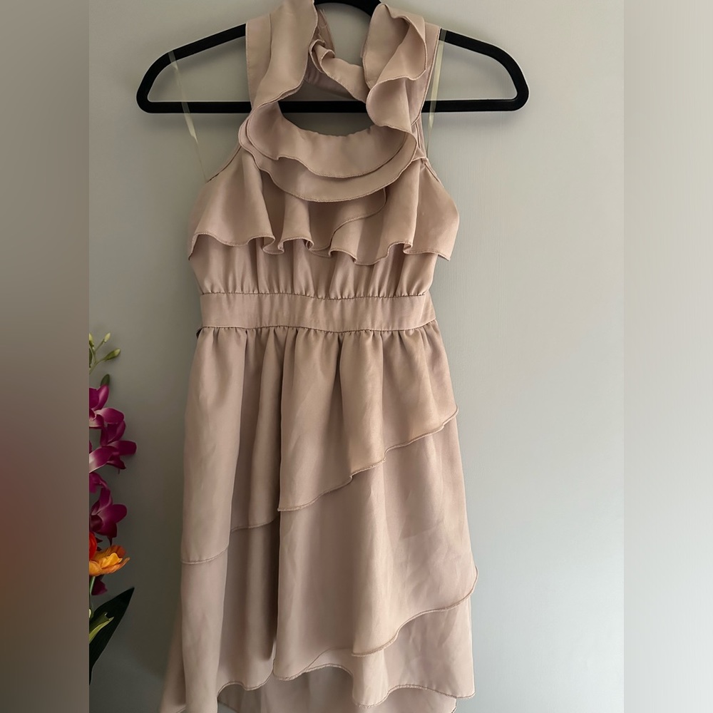 BCBG Lola ruffle dress